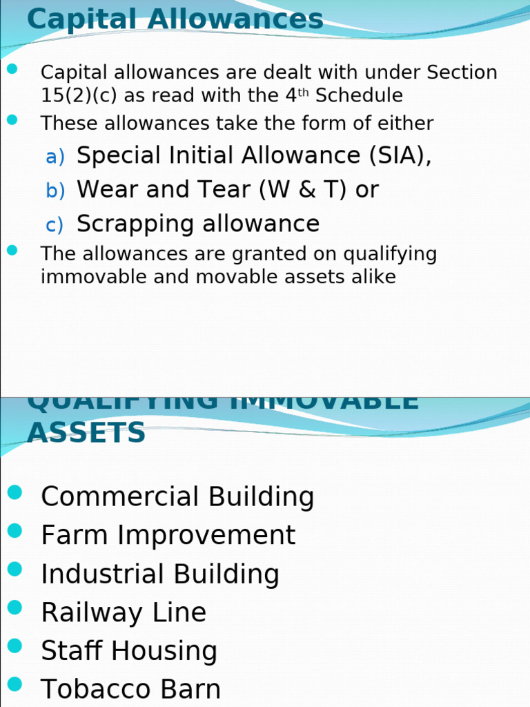 Understanding Capital Allowances Explained | PDF | Government Finances ...
