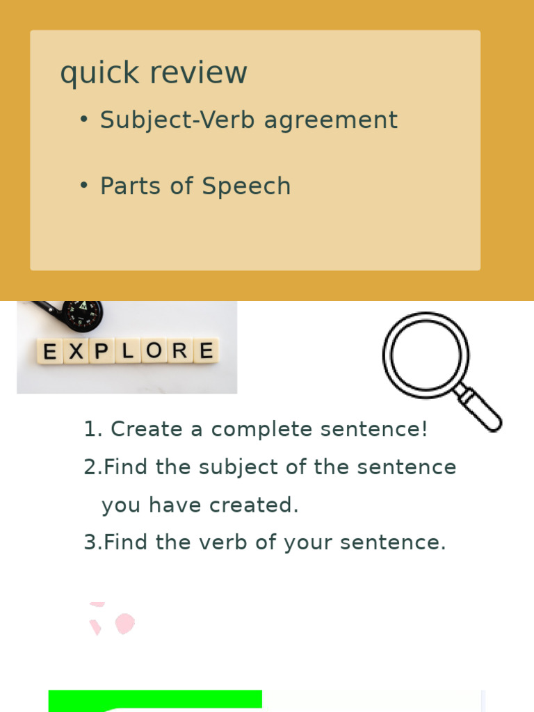 Complete Students Subject and Predicate Lesson 1 | PDF