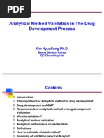 Method Validation in the Drug development Process-김현성