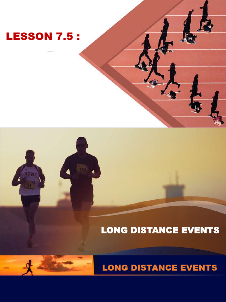 Lesson 7.5 - Running - Long Distance Events | PDF | Long Distance ...
