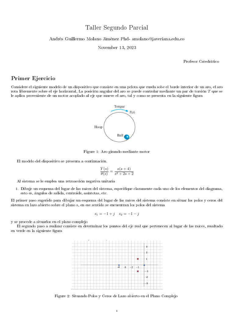 Taller Segundo Parcial Con Solución | PDF | Conceptos matemáticos ...