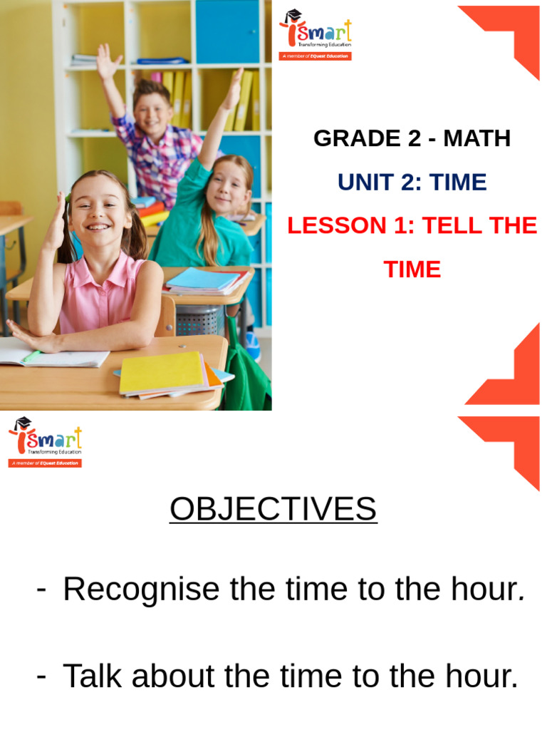 Grade 2 Math: Telling Time Lesson | PDF