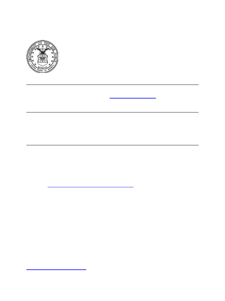 Air Force Physical Fitness Manual | PDF | Physical Fitness | United ...