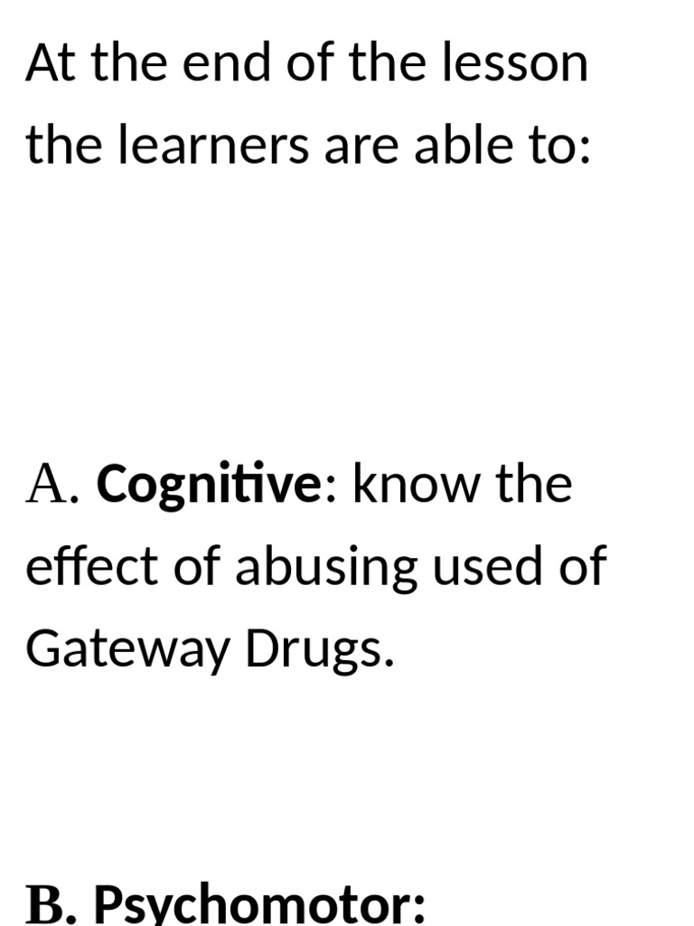 At The End of The Lesson The Learners Are Able To | PDF