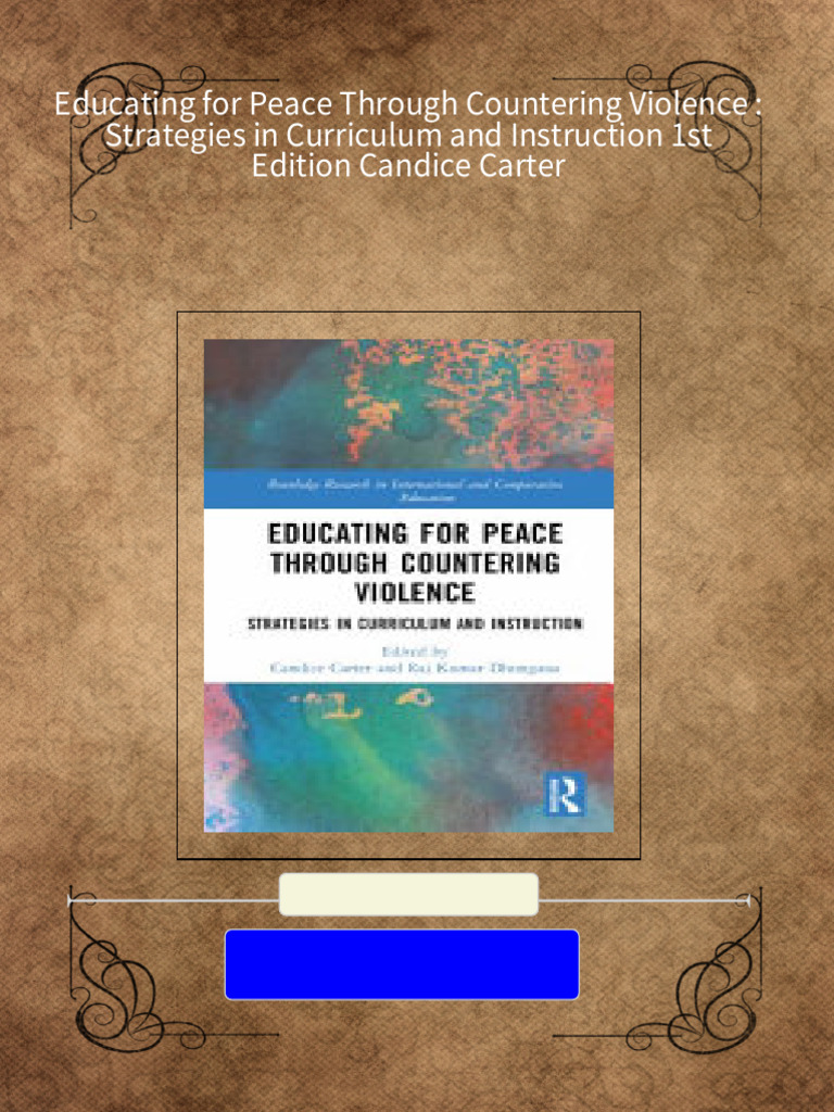 Educating For Peace Through Countering Violence: Strategies in ...