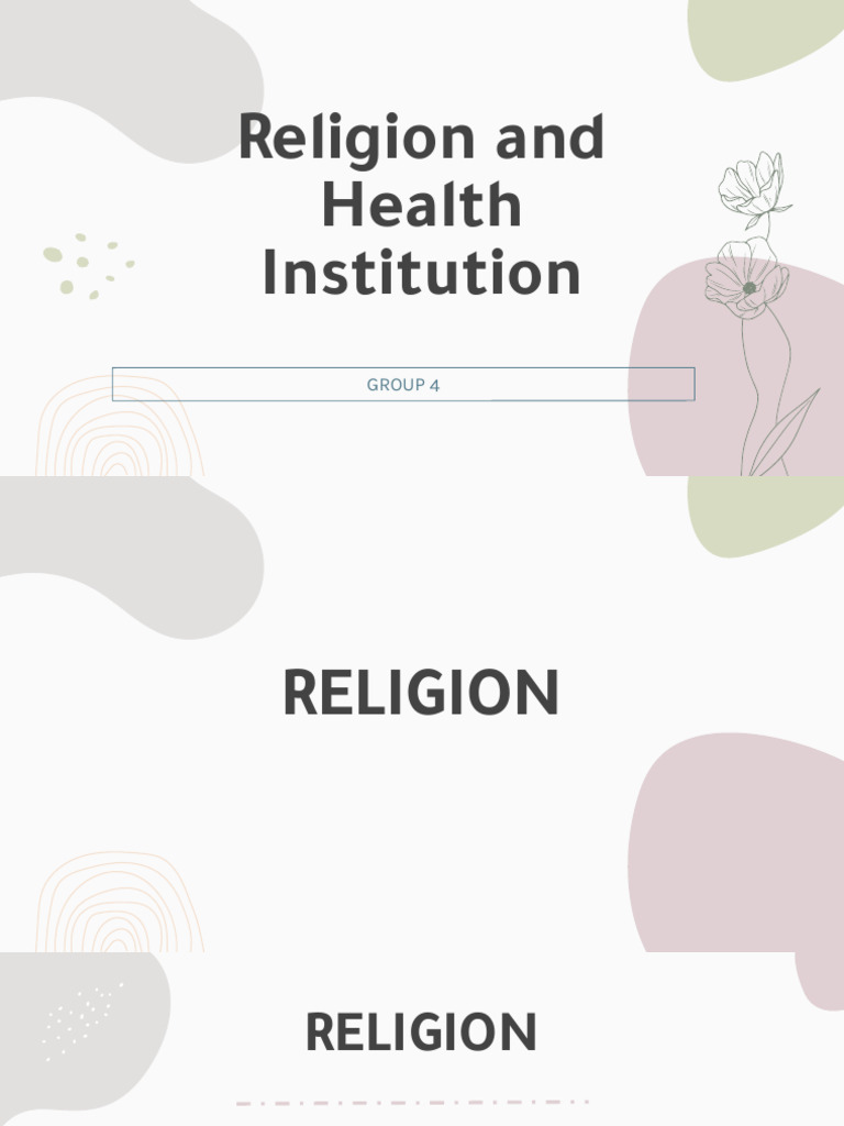 UCSP Report - Religion and Health | PDF | Polytheism | Deities