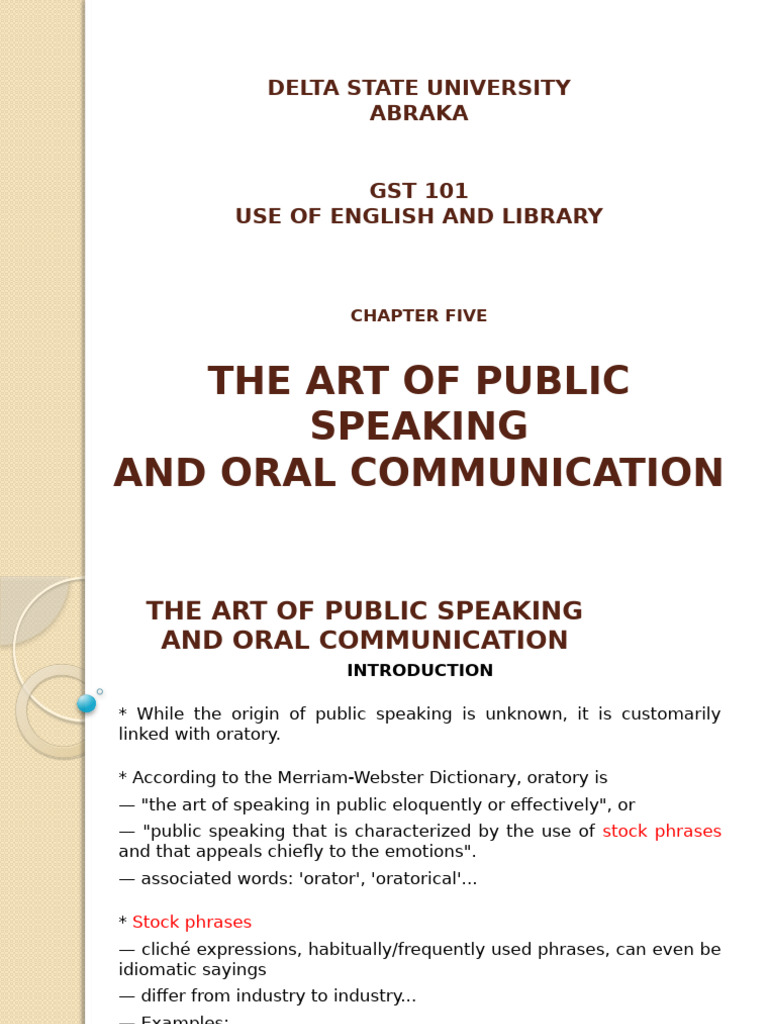 Mastering Public Speaking Skills | PDF | Public Speaking | Communication