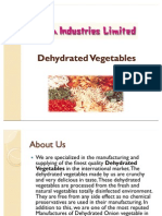 Dehydrated Vegetables