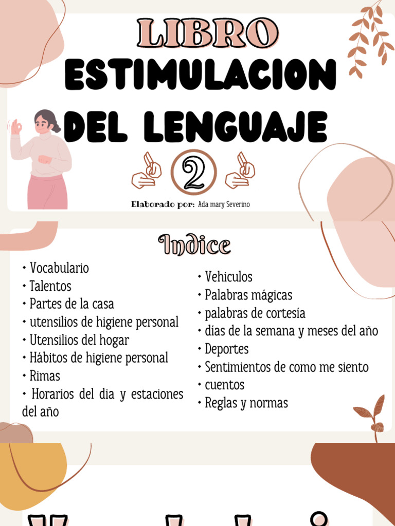 Estimulación del Lenguaje Infantil | PDF