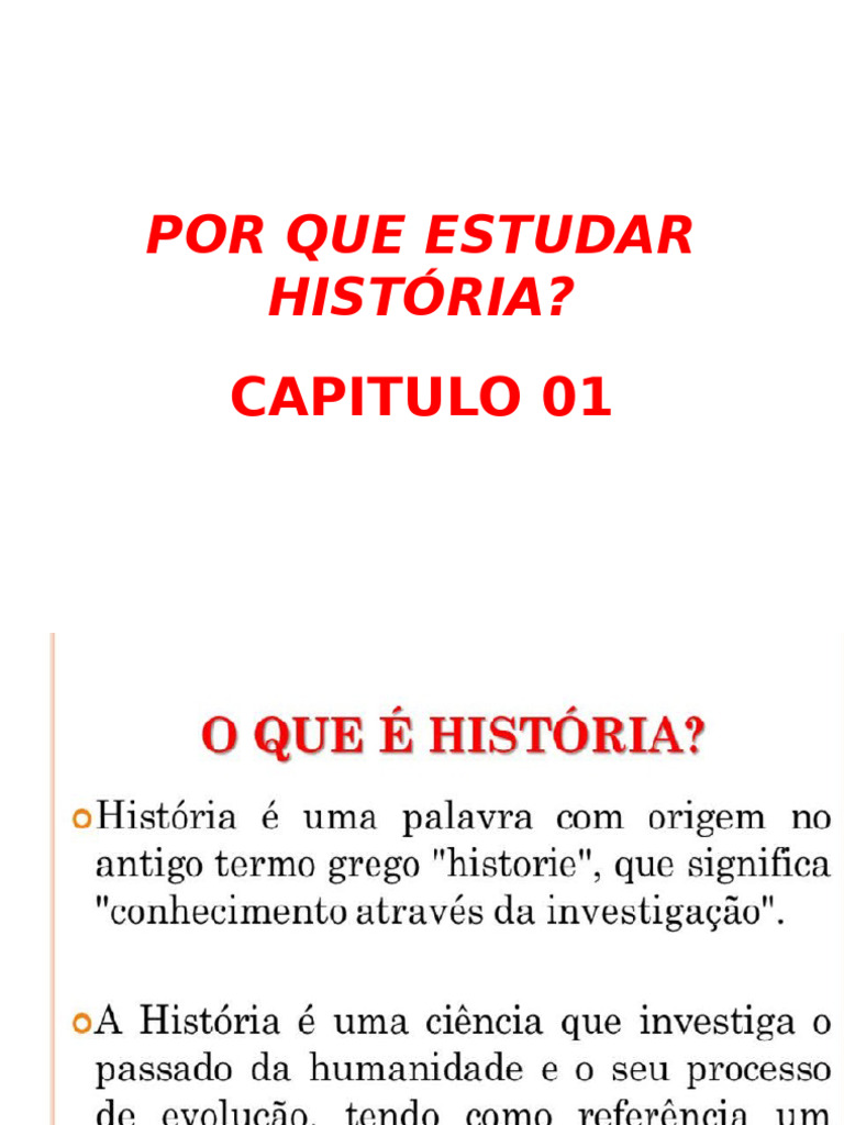 Importância do Estudo da História | PDF