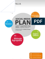 Modelo de Plan de Social Media de Agrupalia
