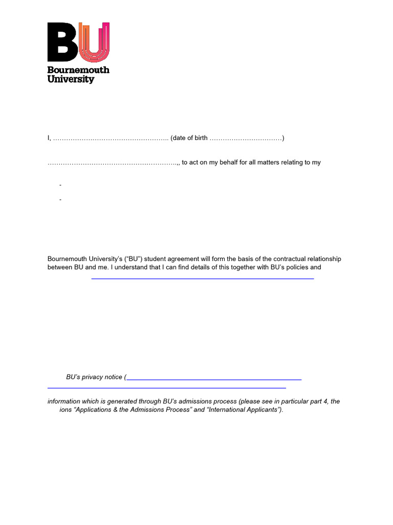 Agent Representation Consent Form | PDF | European Economic Area | Justice