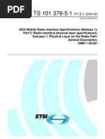 Frequency Plan for GMR