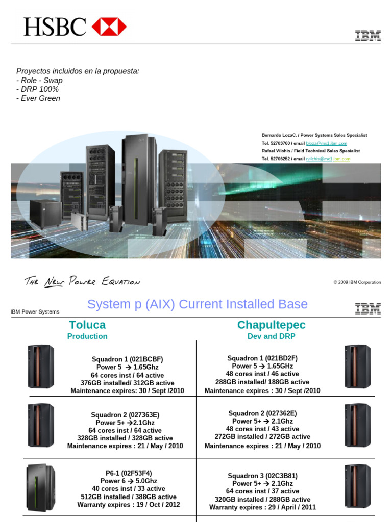 10marzo2010 - Propuesta DRP, RSwap y EverGreen - System P - HSBC - ST ...