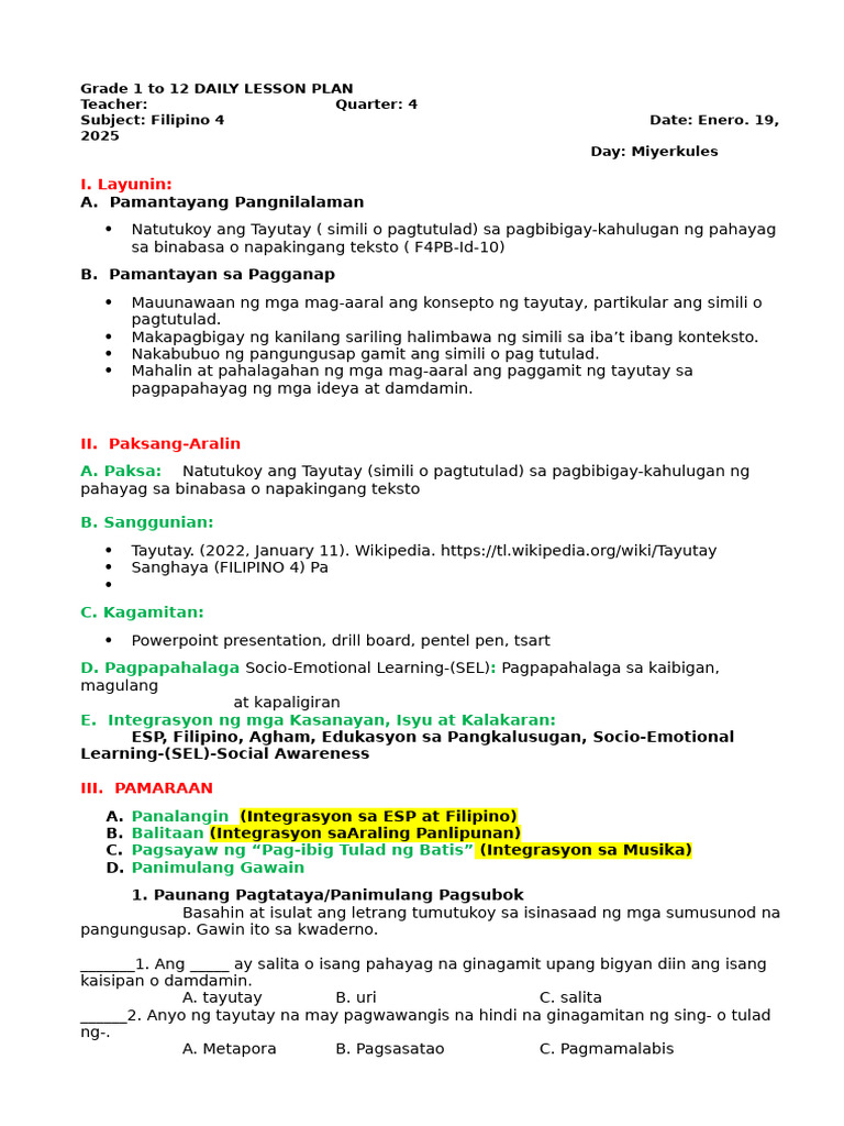 LP Sample Rozanne LP | PDF