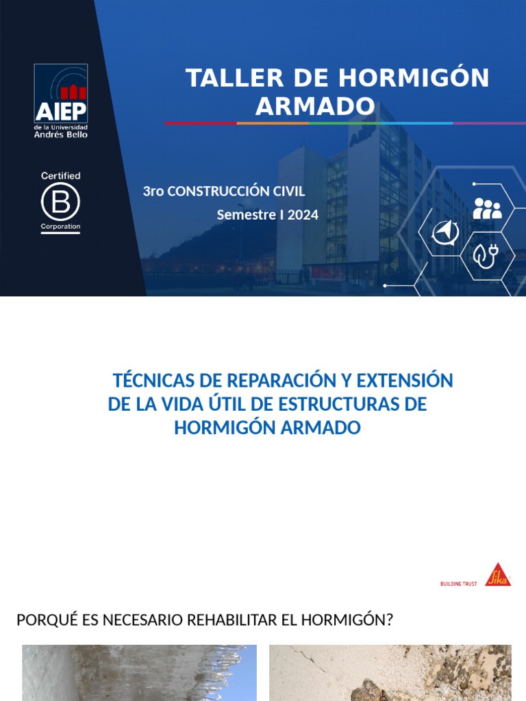 Rehabilitación de Hormigón con Impregnación | PDF | Hormigón | Corrosión