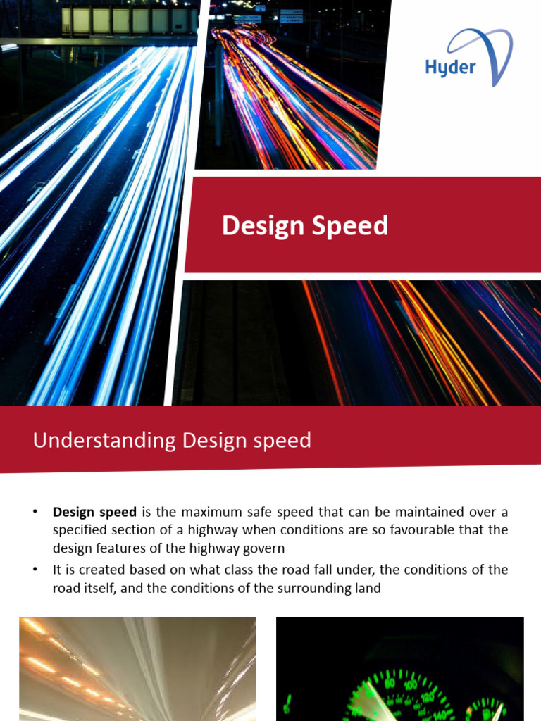 Highway Design Speed Guidelines | PDF | Road Infrastructure | Transport ...