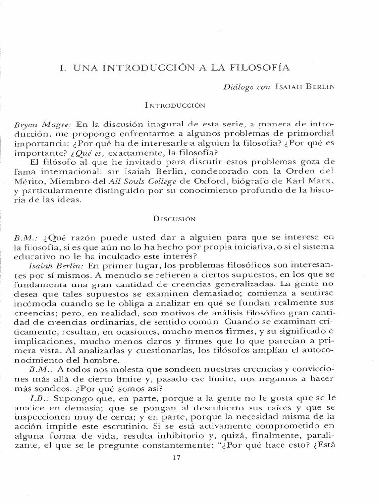 Una Introducción A La Filosofía | PDF