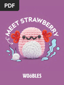 Strawberry the axolotl