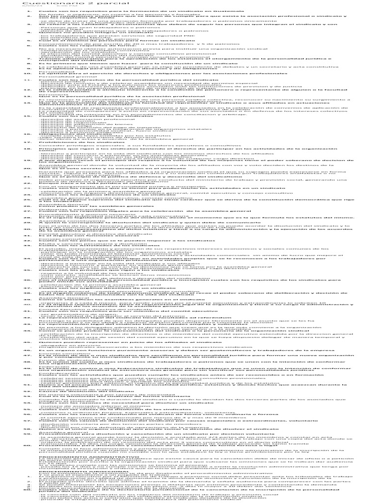 Requisitos para formar un sindicato en Guatemala | PDF | Sindicato ...