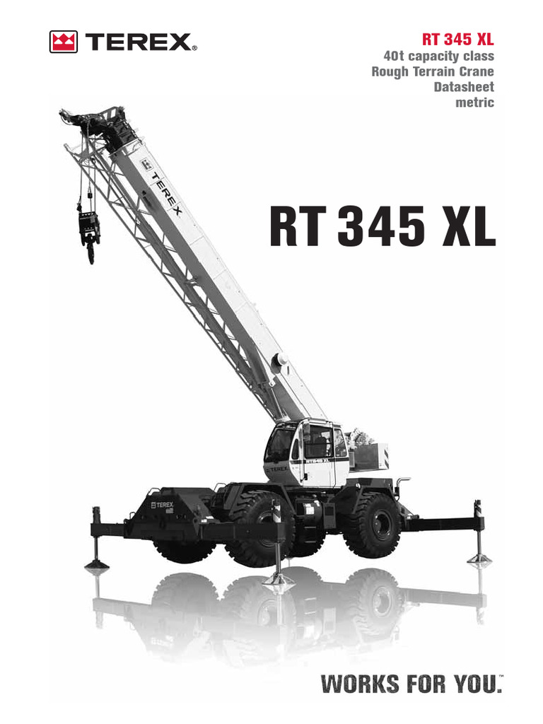 Grue Tout Terrain RT 345 XL 40t | PDF
