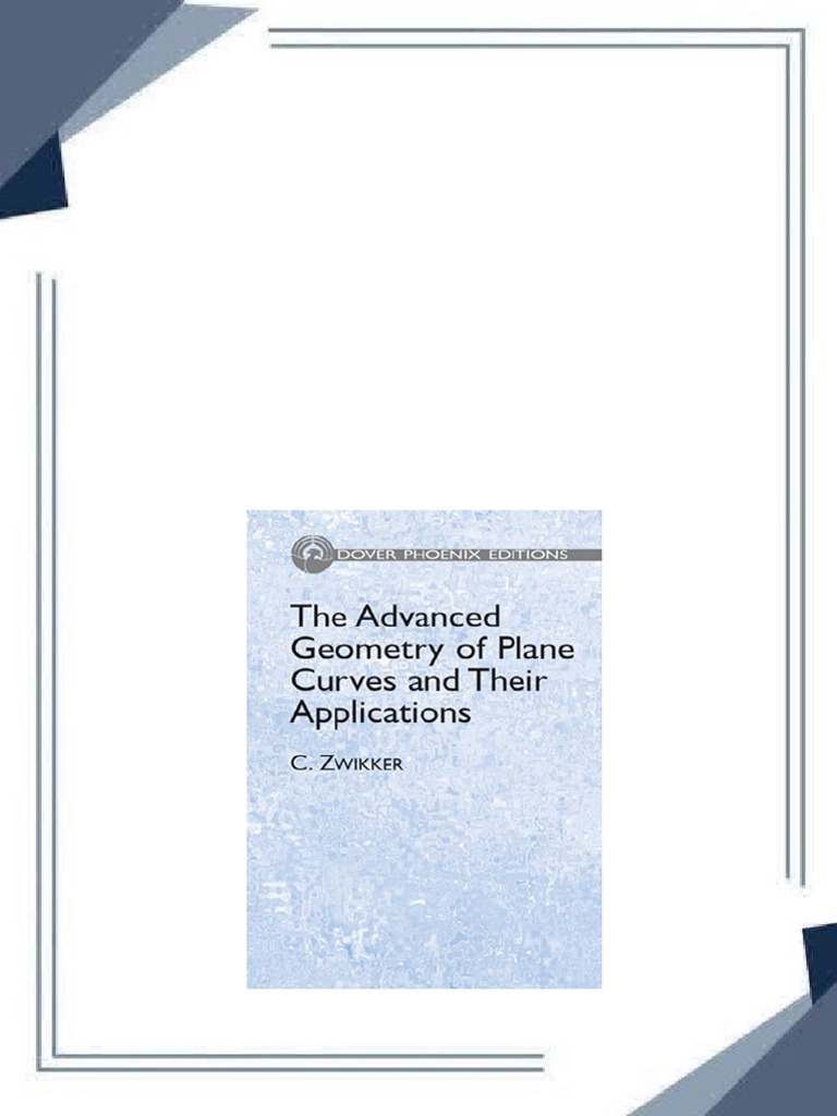 (Ebook) The Advanced Geometry of Plane Curves | PDF | Geometry ...