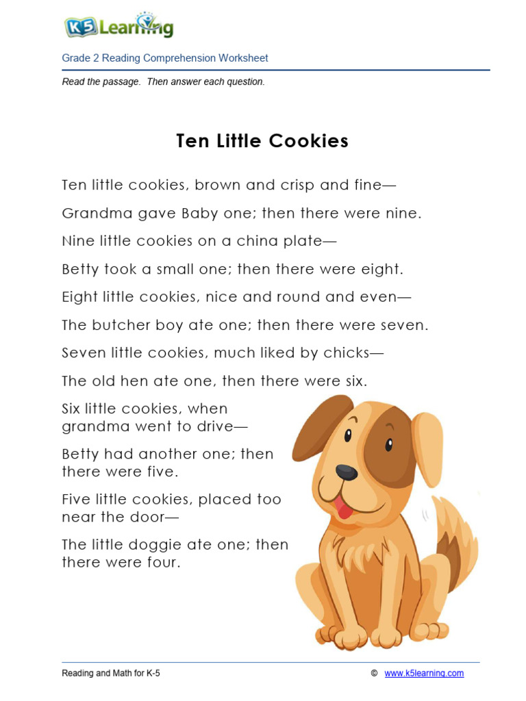 Grade 2 Story Cookies | PDF