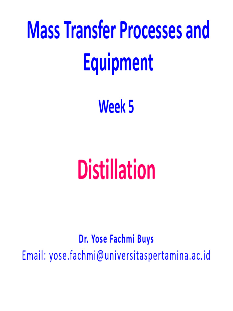 Distillation Techniques Overview | PDF