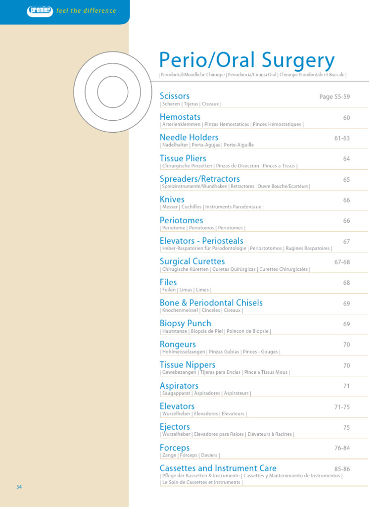 Dental Surgical Instruments Guide | PDF | Sterilization (Microbiology ...