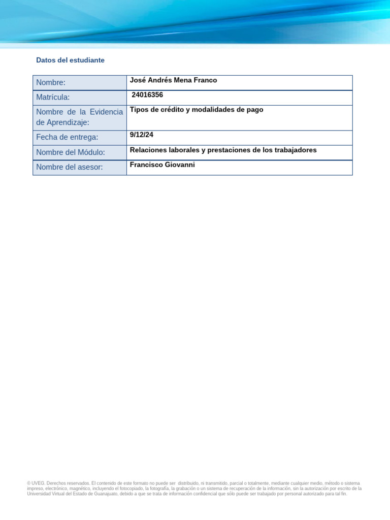 Tipos de crédito INFONAVIT y requisitos | PDF | Salario | Crédito