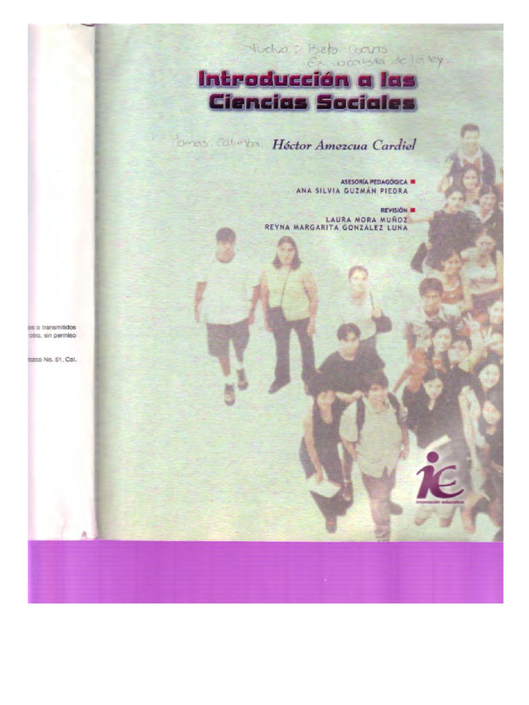Introduccion A Las Ciencias Sociales | PDF