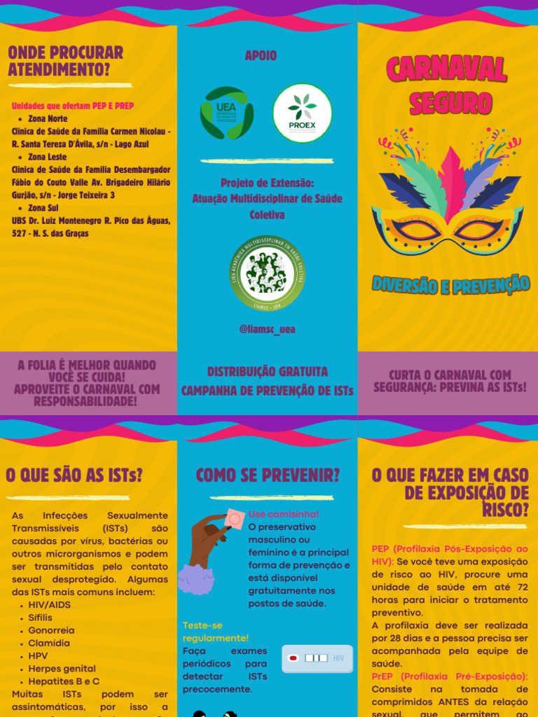 Carnaval Seguro: Previna ISTs! | PDF | Infecção sexualmente ...