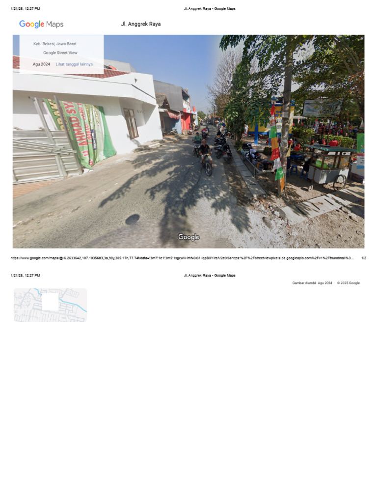 Jl. Anggrek Raya - Google Maps | PDF