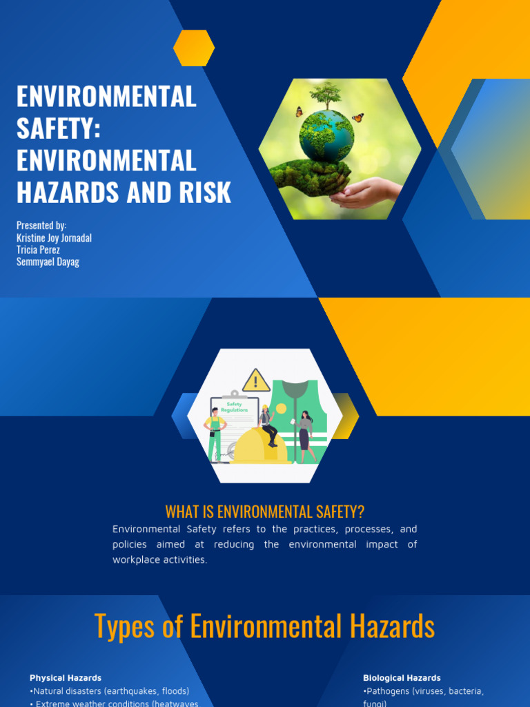 Environmental Safety: Hazards & Risks | PDF | Hazards | Water Pollution