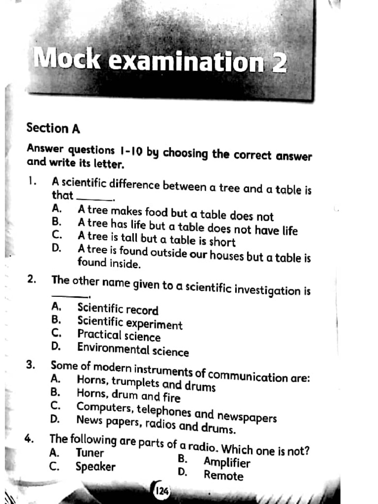 Science Test 2 | PDF