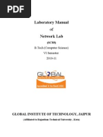 Lab Manual (Network Lab)