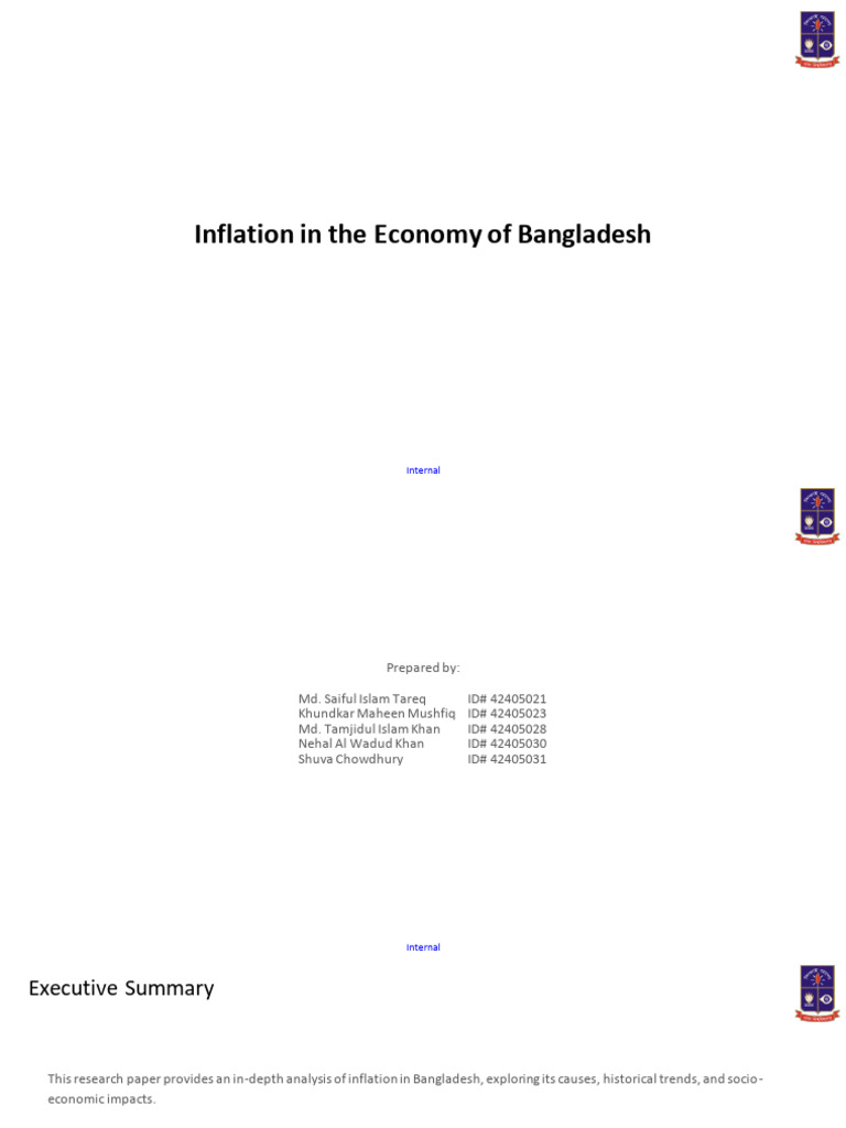 Inflation Analysis in Bangladesh 2023 | PDF | Inflation | Monetary Policy