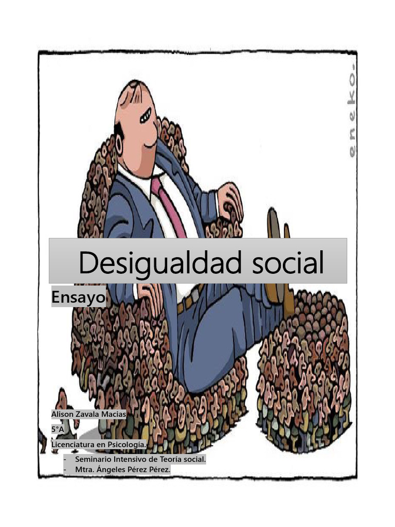 Desigualdad Social: Causas y Consecuencias | PDF | Desigualdad social ...