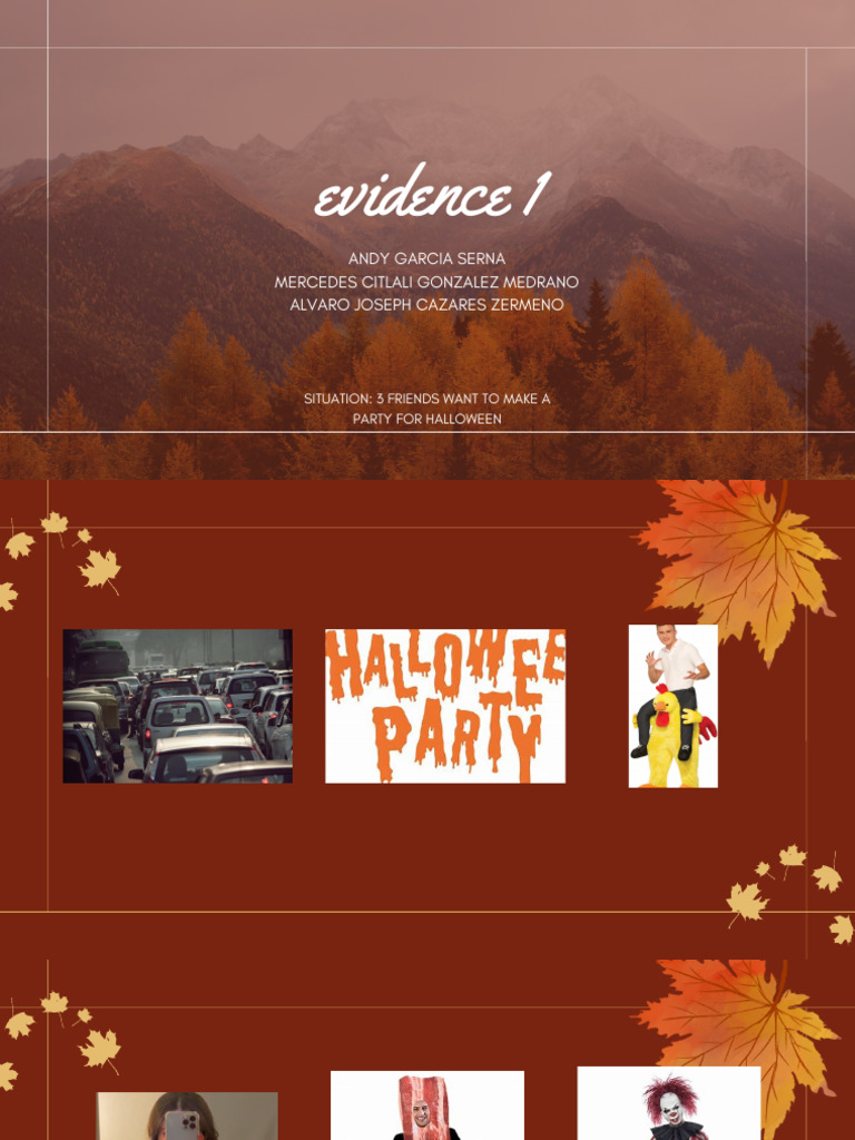 Halloween Party Planning by Friends | PDF