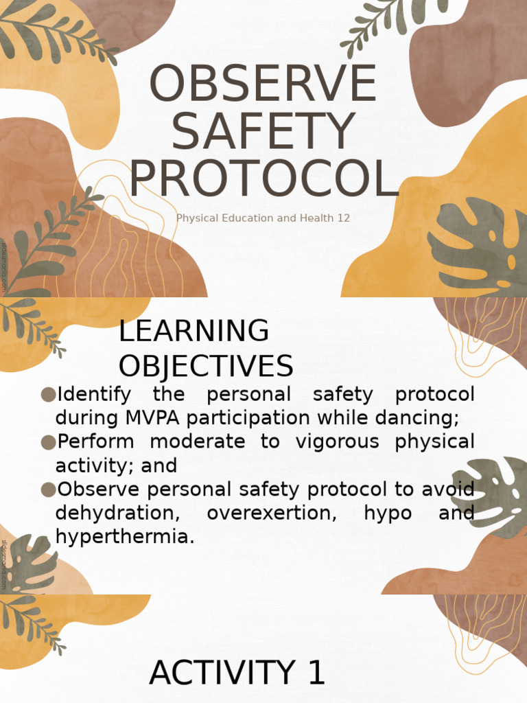 OBSERVE PERSONAL SAFETY PROTOCOL | PDF | Cebu
