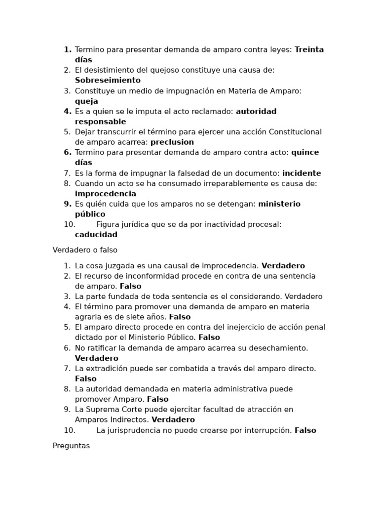 Guía Completa sobre el Juicio de Amparo | PDF | Caso de ley | Ley procesal