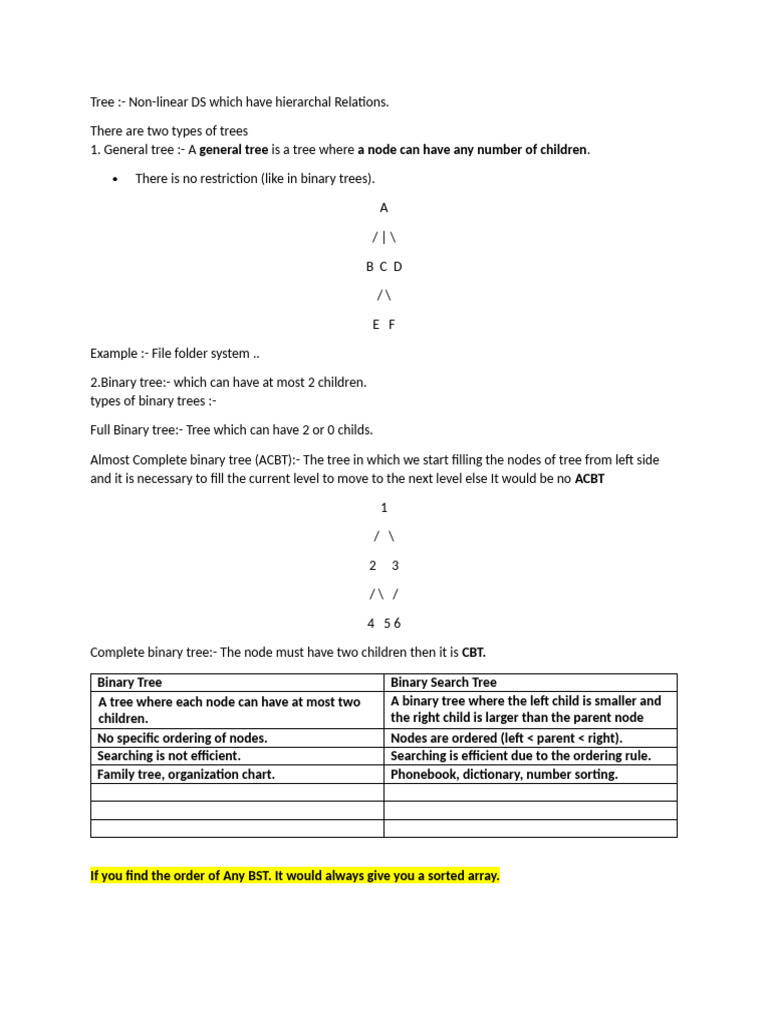 Understanding Almost Complete Binary Trees | PDF