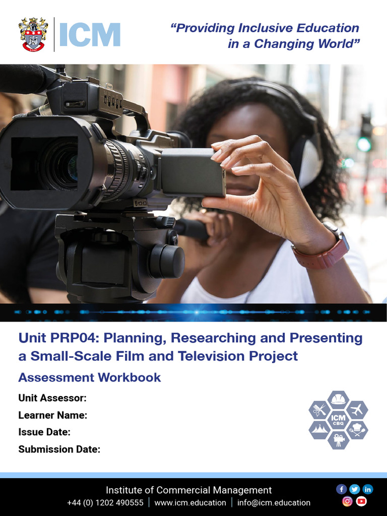 Planning, Researching and Presenting A Small-Scale Film and Television ...