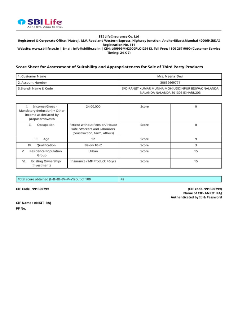 Annexure1 | PDF