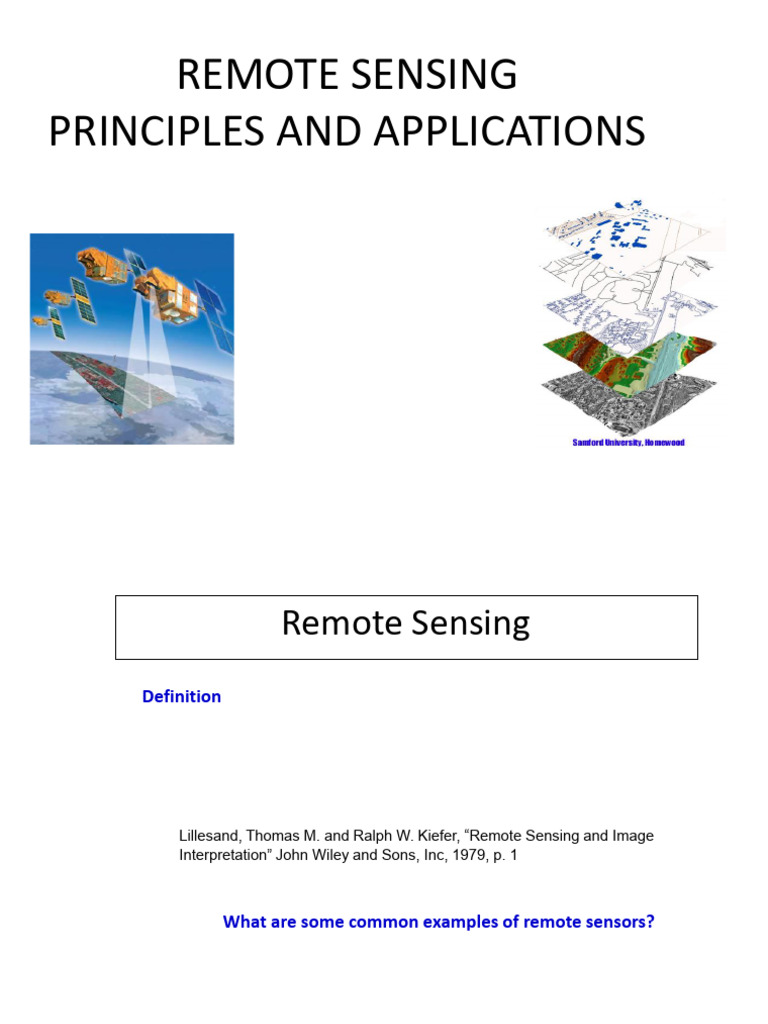 Remote Sensing: Principles & Applications | PDF | Electromagnetic ...