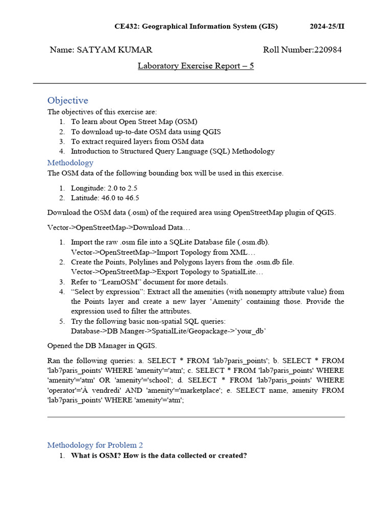 Satyam Kumar Lab5 | PDF | Geographic Information System | Information ...