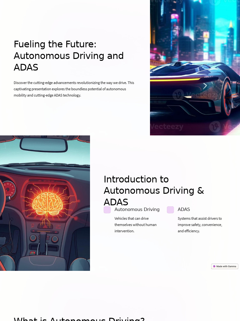 Fueling The Future Autonomous Driving and ADAS PDF Road Safety