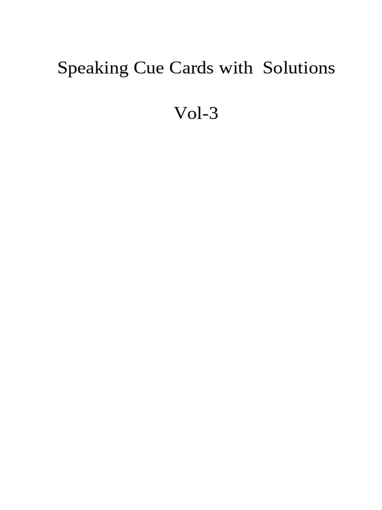 IELTS - Speaking.cue - Cards.withSolutions - Vol-3.236.important - Cue ...