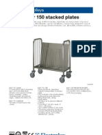 Electrolux Trolleys for 150 stacked plates
