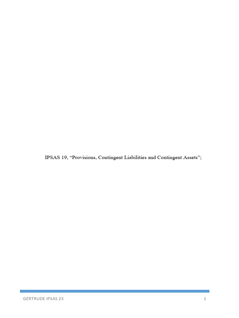 IPSAS 23: Non-Exchange Revenue Standards | PDF | Taxes | Expense